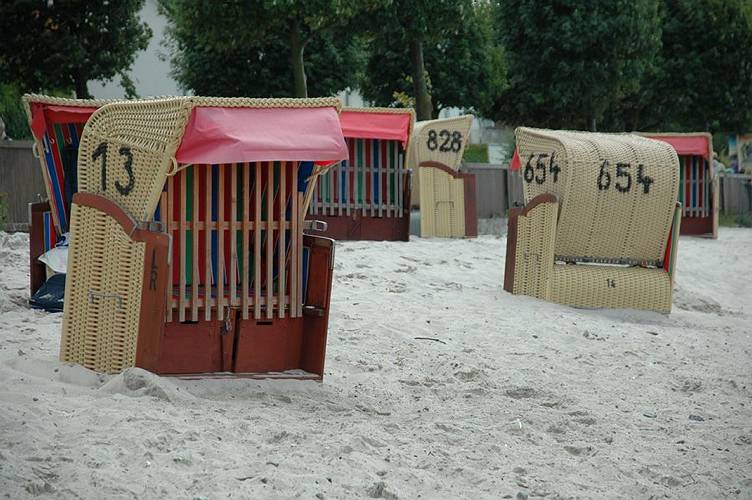 Strandk�rbe in Kiel