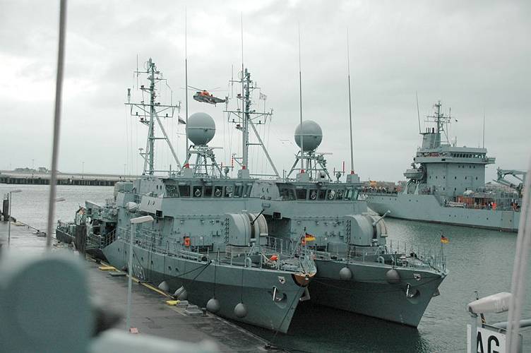 Das 5. Minensuchgeschwader in Olpenitz