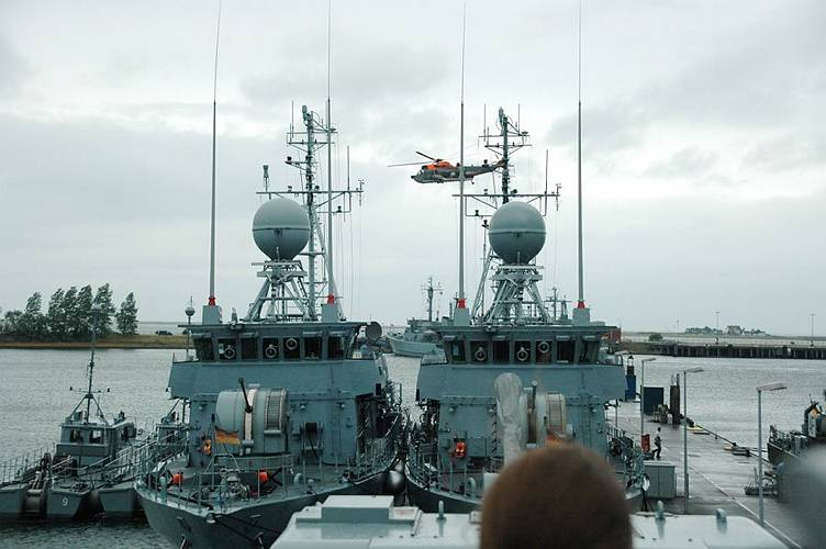 Das 5. Minensuchgeschwader in Olpenitz