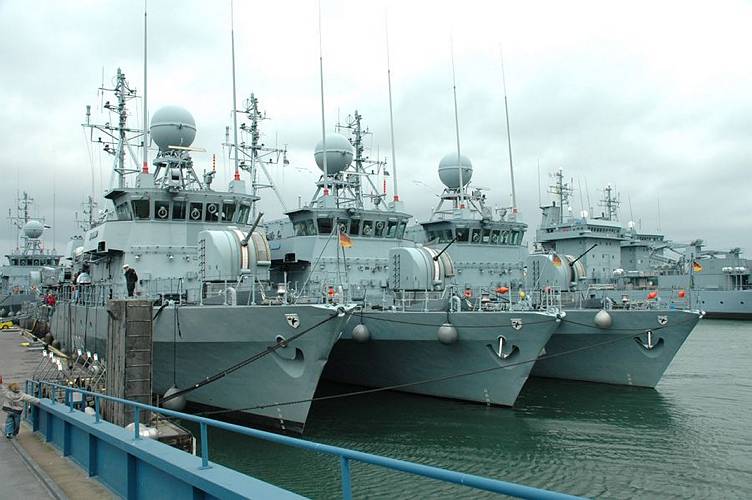 Das 5. Minensuchgeschwader in Olpenitz