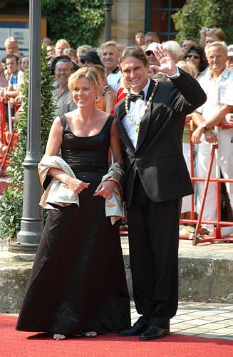 Bayreuths Oberbürgermeister Michael Hohl mit Ehefrau Hannelore