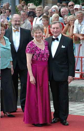 Landtagspräsident Alois Glück mit Ehefrau Katharina