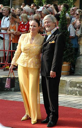 Schauspieler Christian Wolff mit Ehefrau Marina 